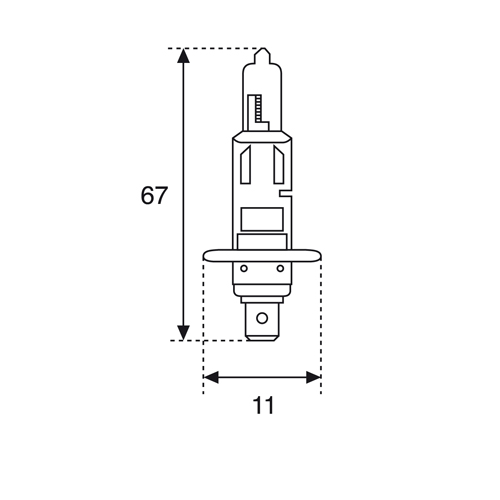 H1 24V 70W REF 789HD - Imagen 2
